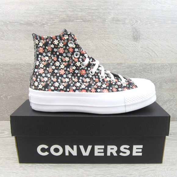Converse CTAS Lift Platform Petite Floral Petals Women's Size 8 NEW - Picture 2 of 16